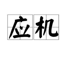 應機[詞語釋義]