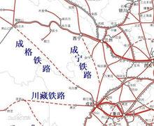 成格鐵路線路概圖