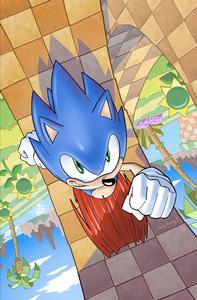 Sonic the Hedgehog #1 漫畫封面