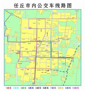 任丘市公交線路圖