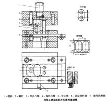 導正銷定距的沖孔落料連續模