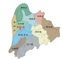 銅陵縣地圖