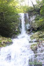 森林 瀑布 風景 山水 溪水 小河 山峰 雪景