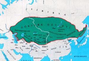 鮮卑柔然帝國拒絕將公主嫁給布門汗。戈突厥汗國轉與內支那的鮮卑西魏帝國結盟。