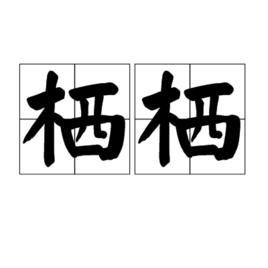 棲棲[詞語解釋]