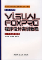 VisualFoxpro程式設計實訓教程