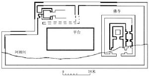 阿伊爾塔姆城佛寺平面圖