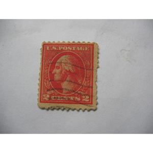 （圖）美國早期古典華盛頓像郵票1908年