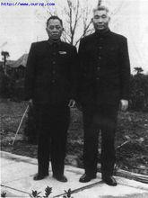 陶勇與海軍司令員蕭勁光大將在上海