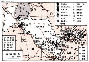 圖蘭平原工農業分布