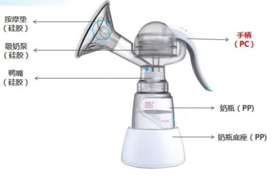 必爾手動吸奶器