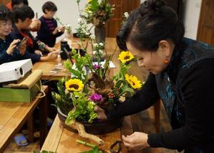 雅集俱樂部中華傳統插花藝術活動照