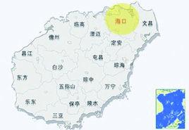 海南省地圖