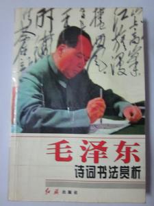 《毛澤東詩詞書法賞析》書籍封面