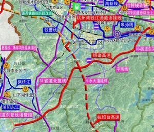 杭紹台高速公路路線