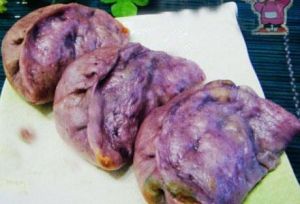 紫薯蘿蔔餡大包子