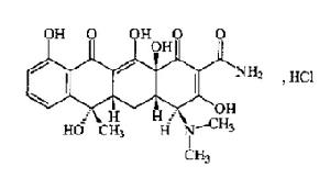 鹽酸四環素結構式