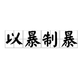 以暴制暴[成語]