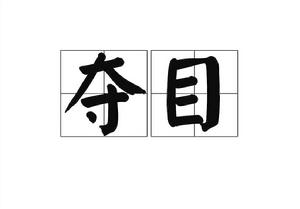 奪目[詞語]