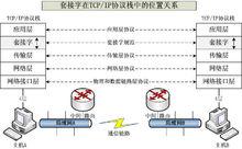 套接字在TCP/IP協定棧中的位置關係