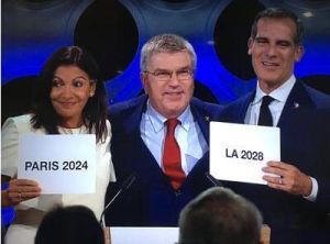 巴黎和洛杉磯正式成為2024和2028夏奧會主辦城市