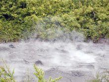 往上翻騰的火山噴泉區