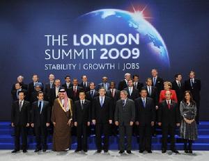 2009年4月2日G20倫敦峰會領導人合影