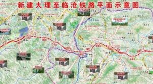 大臨鐵路示意圖