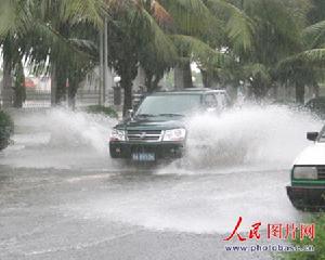 傑拉華給海口帶來暴雨