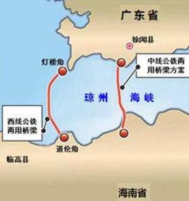 瓊州海峽跨海通道