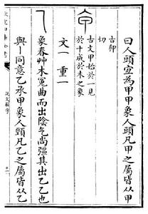 《說文解字》“乙”