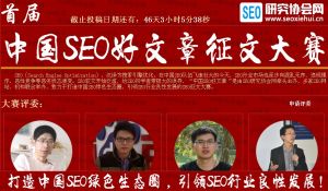 中國SEO好文章徵文大賽