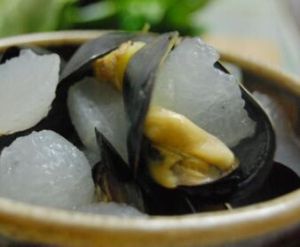 冬瓜球淡菜湯