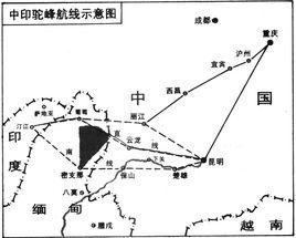 駝峰航線[二戰時期中國和盟軍一條主要的空中通道]