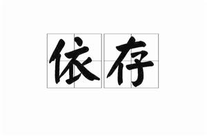 依存[漢語詞語]