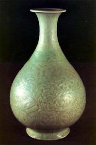 龍泉窯青瓷玉壺春瓶