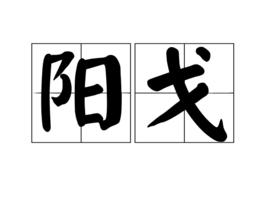 陽戈[漢語辭彙]