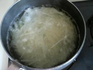 土豆絲韭菜沫湯