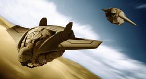 噴射動力翼“銀翼超人”在低空高速飛行