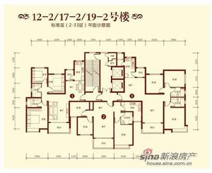 恆大金碧天下戶型圖