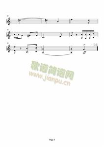 《波基上校進行曲》 主旋律譜