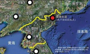 朝鮮核試驗地理位置
