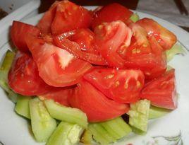 西紅柿拌黃瓜