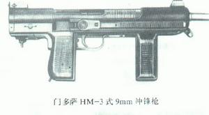 墨西哥門多薩HM-3式9mm衝鋒鎗