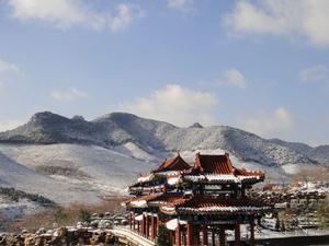 普度雪景