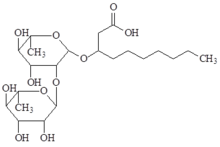 鼠李糖脂結構