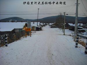 伊圖里河林業局大其拉哈林場中央街道