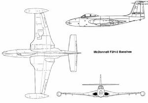 F2H-2 三面圖