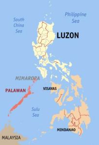 Map of Palawan