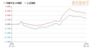 華富中證100指數基金